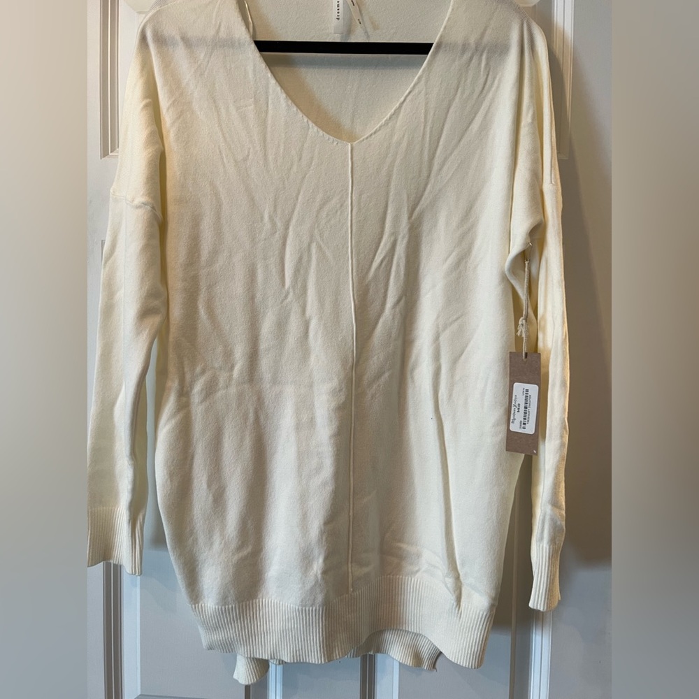 Dreamer tunic sweater cream color